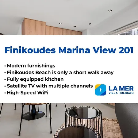 Finikoudes Marina View 201 شقة